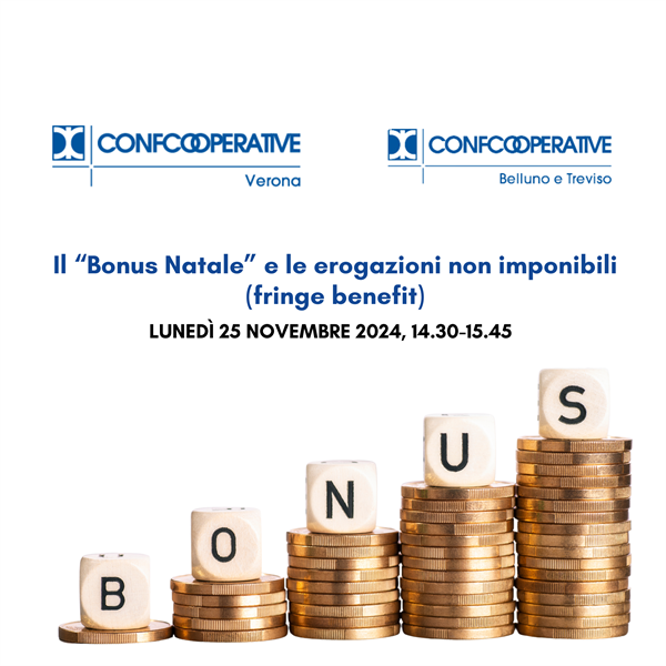 Il Bonus Natale e le rogazioni non imponibili (fringe benefit)