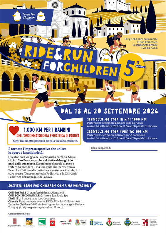 Ride & Run for Children 2026