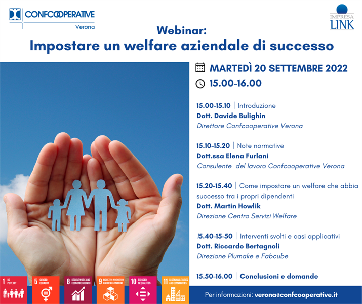 Webinar "Impostare un welfare aziendale di successo"